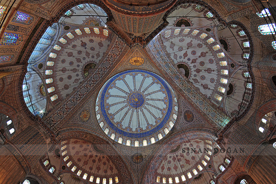Turkey Tours, domes of Blue Mosque istanbul